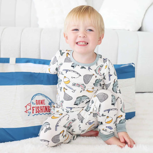 Catch of the Day Two Piece Pajama Set