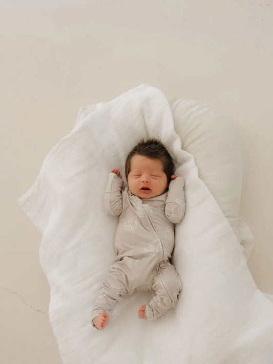 Bamboo Zip Pajamas | Excavator