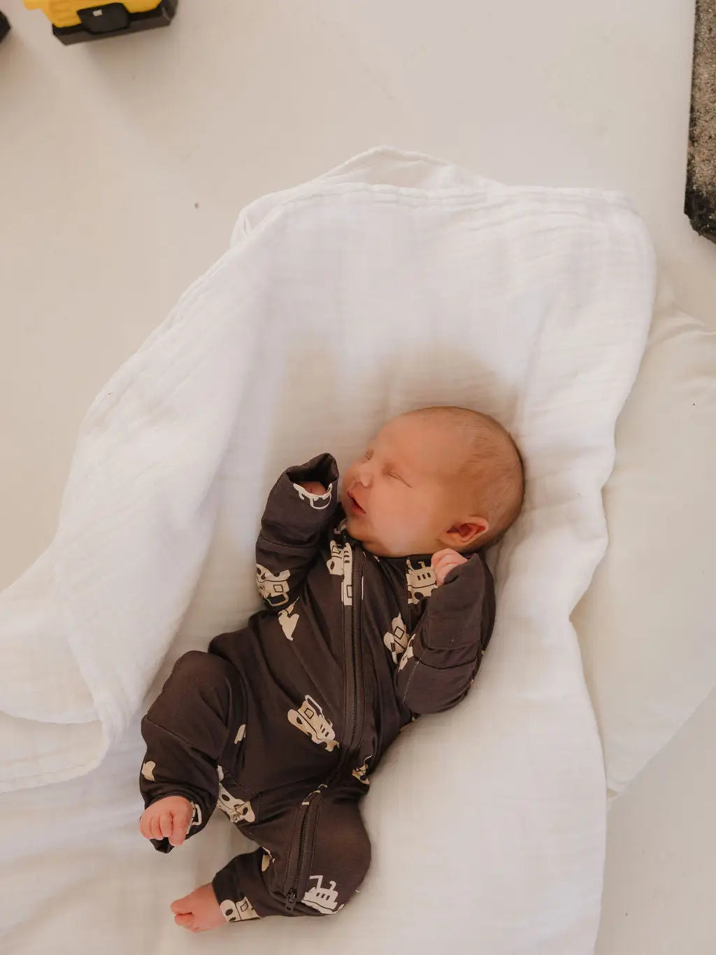 Bamboo Zip Pajamas | Bulldozer