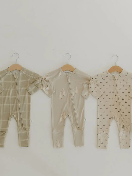 Bamboo Zip Pajamas | Silly Goose