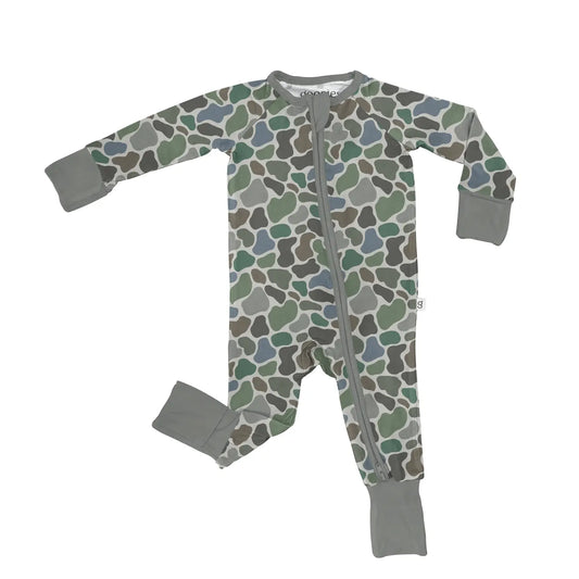 Pebble Camo - Zip Convertible Pajamas
