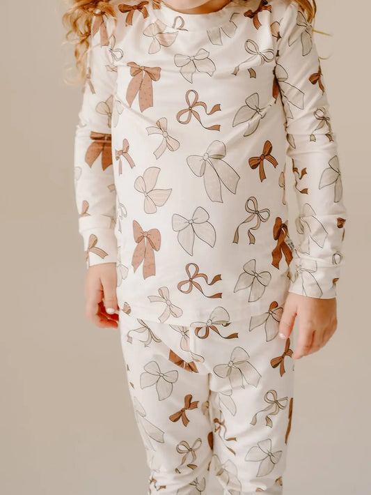 Fall Bows Toddler 2 Piece Set