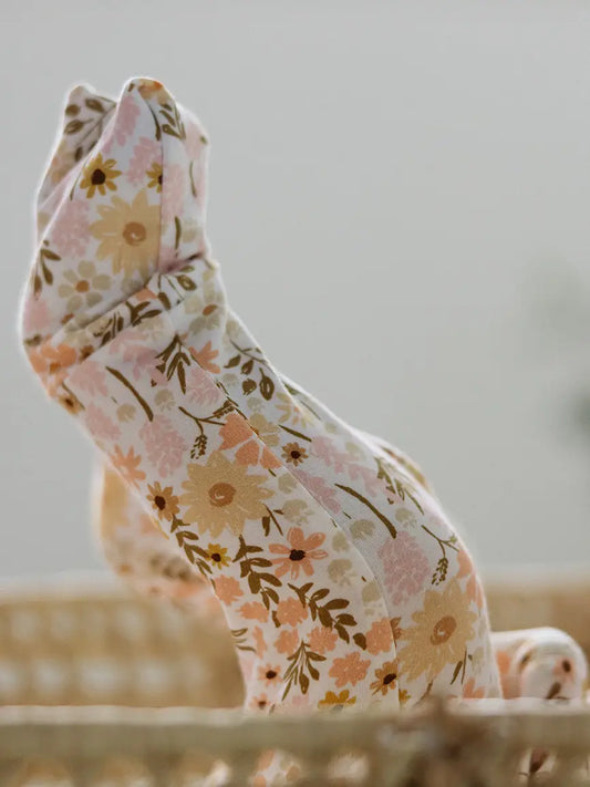 Flower Fields Zip Pajamas Premature