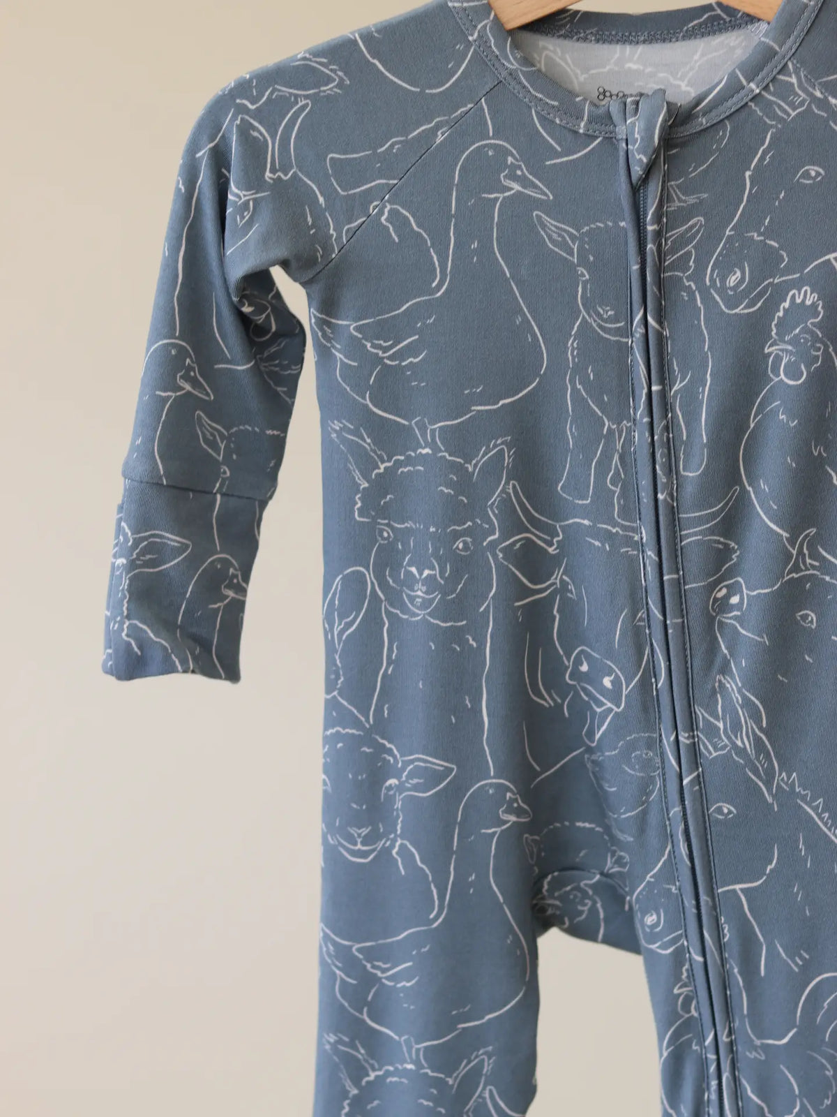 Slate Farm Zip Pajamas Premature