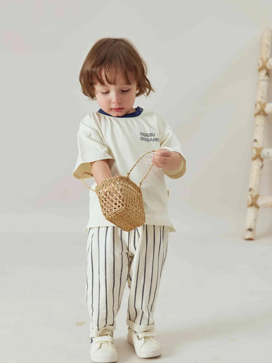 Baby Relaxed Tapered Pant-Stripes