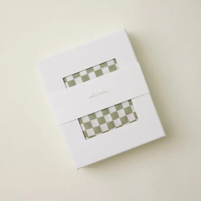 Sage Chequer Wrap