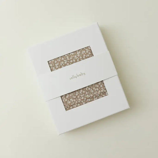 Cream Floral Wrap