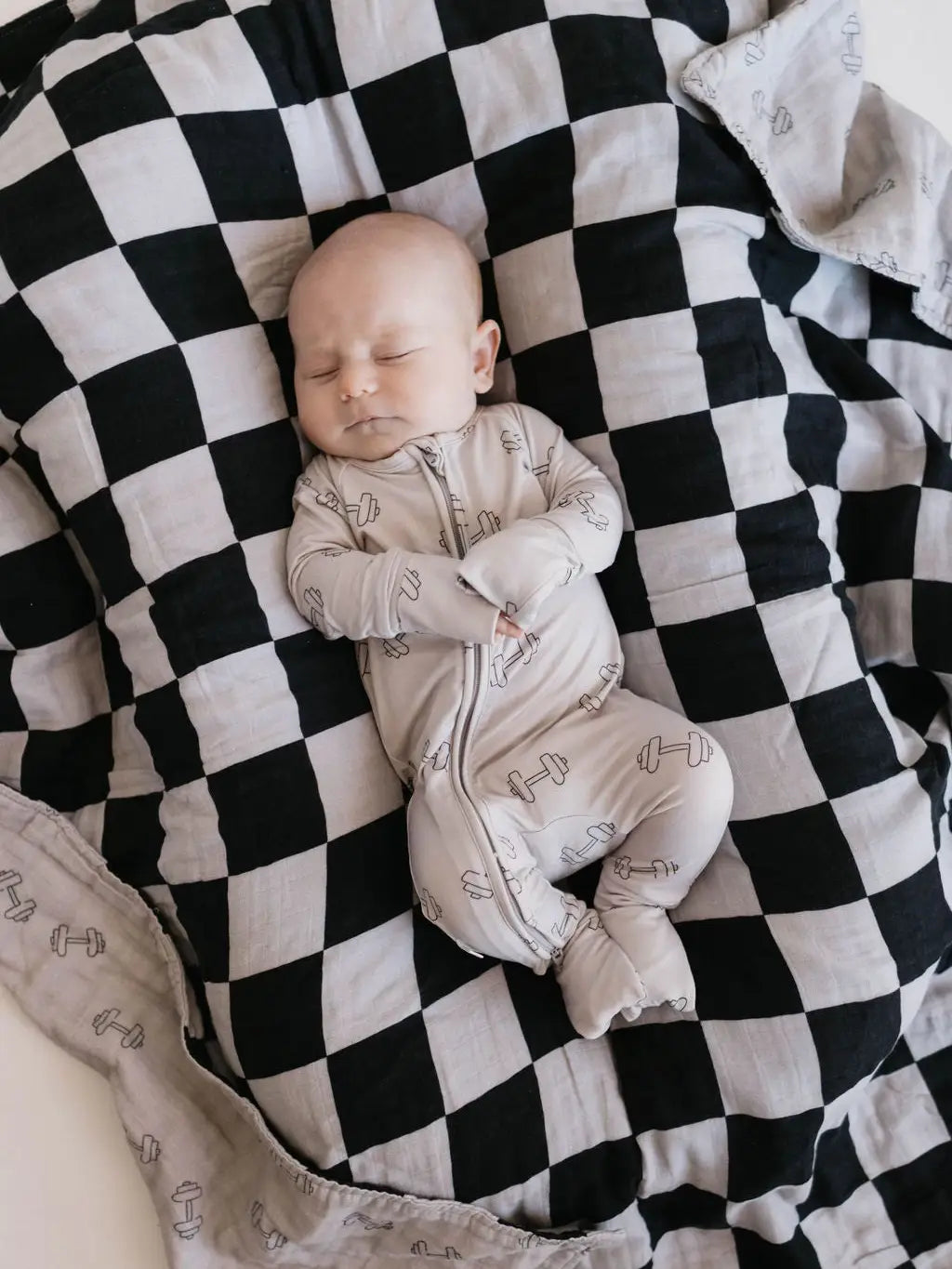 Bamboo Zip Pajamas | Arm Day