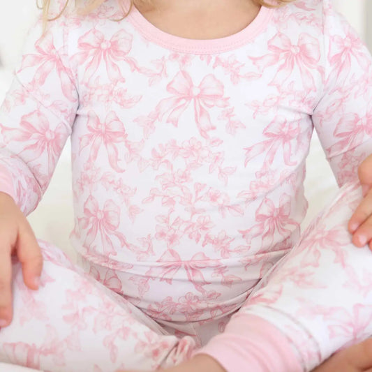 Fancy Frills Two Piece Pajama Set