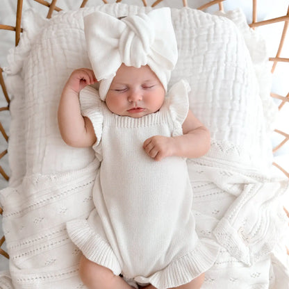 Frills Knit Romper