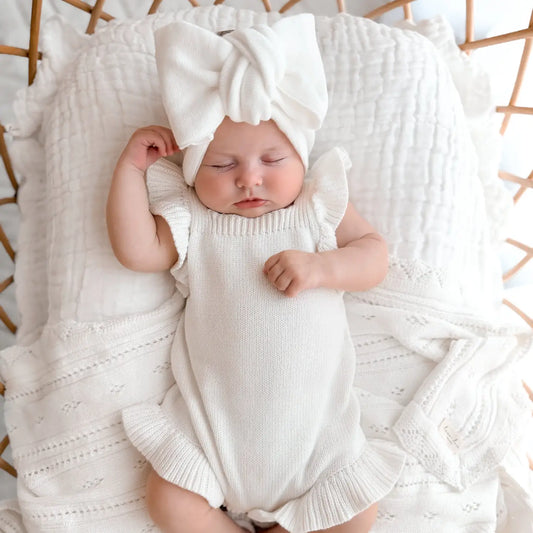 Frills Knit Romper