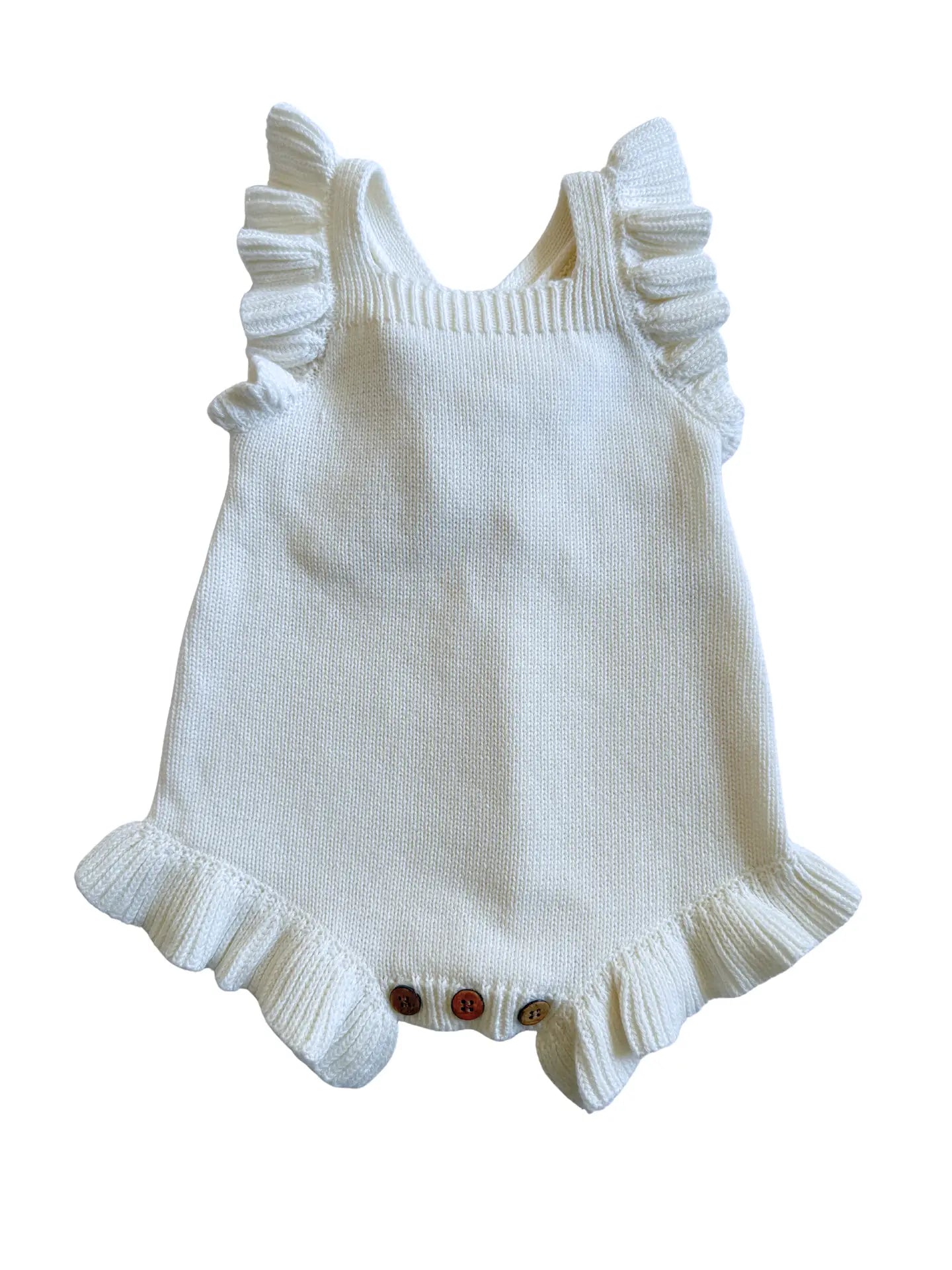 Frills Knit Romper