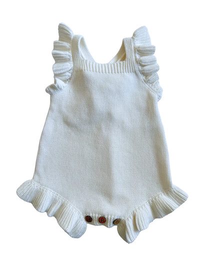 Frills Knit Romper