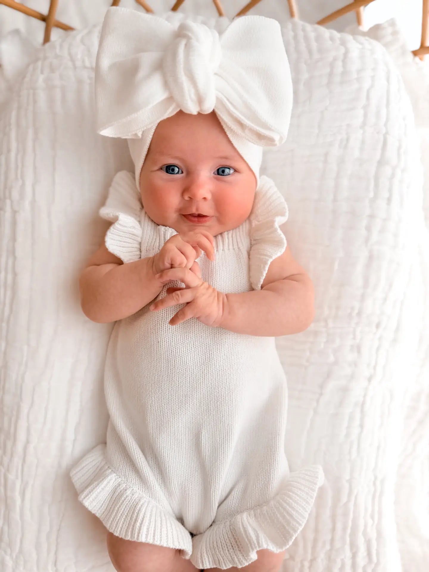 Frills Knit Romper