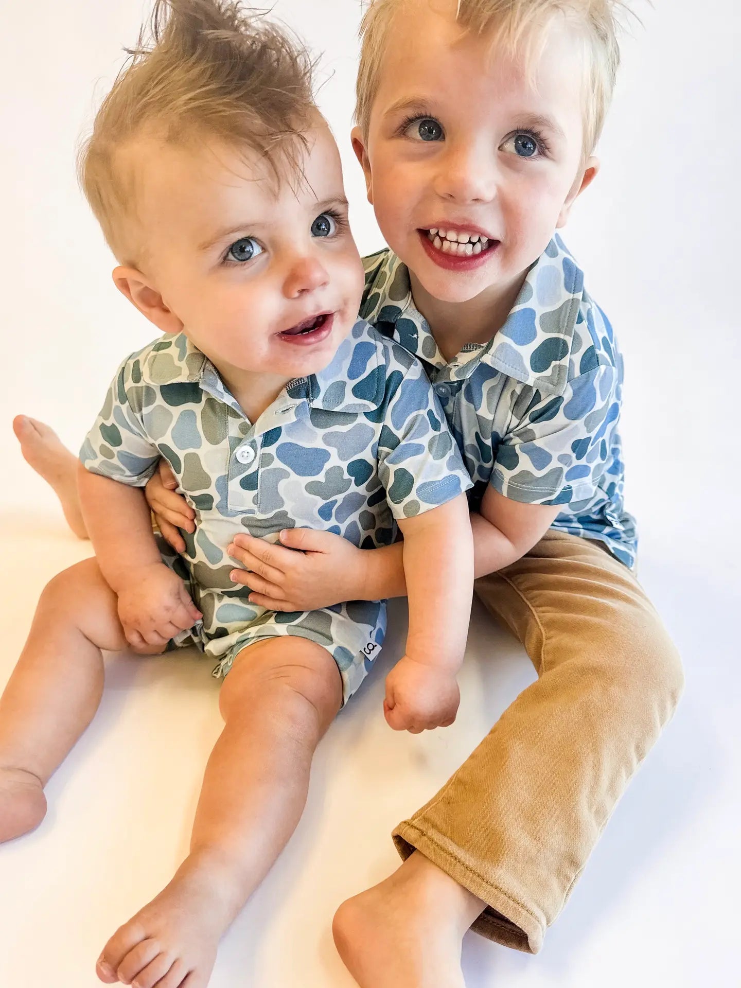 Watercolor Camo Polo Shirt