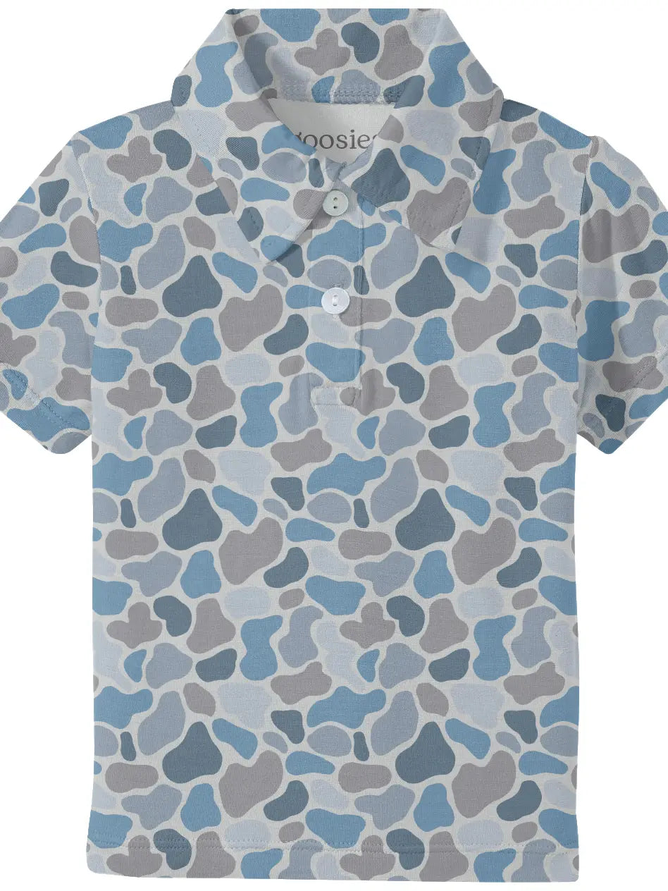 Watercolor Camo Polo Shirt
