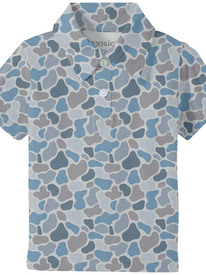 Watercolor Camo Polo Shirt