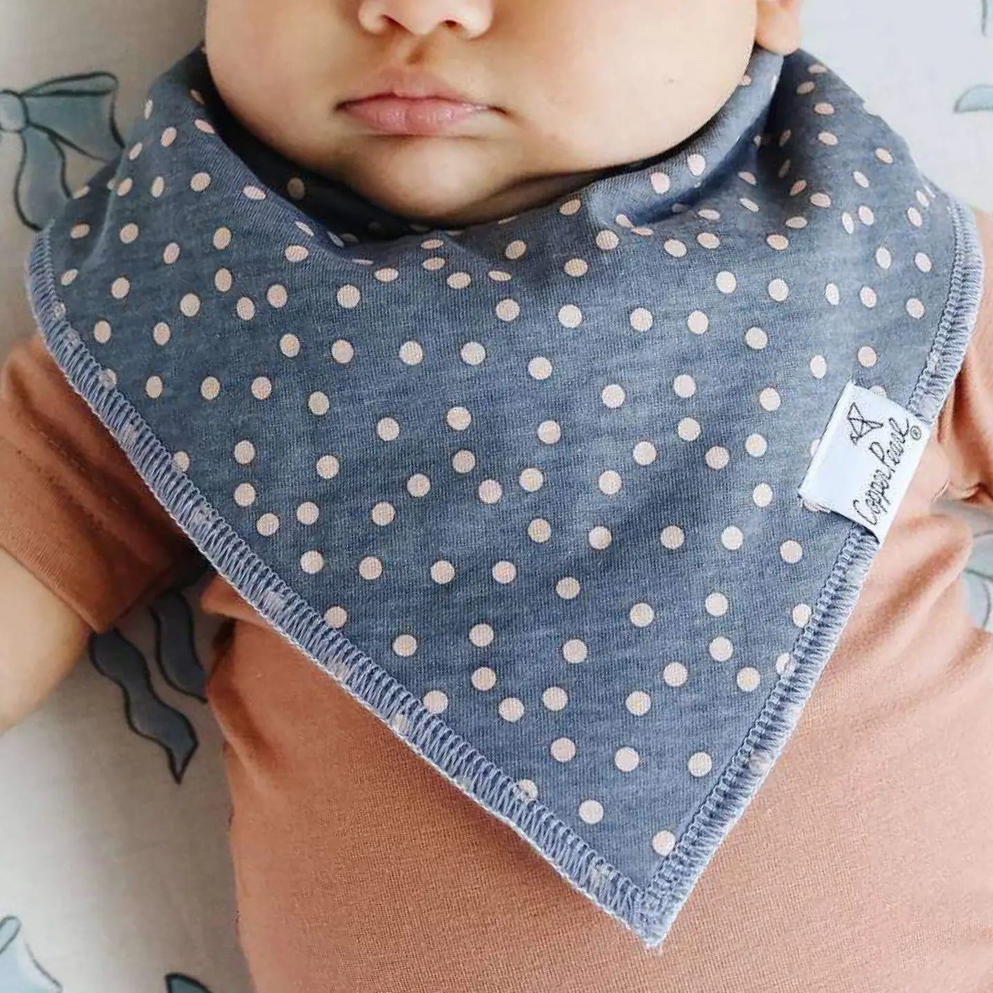 Baby Bandana Bibs - Gemma in Tan