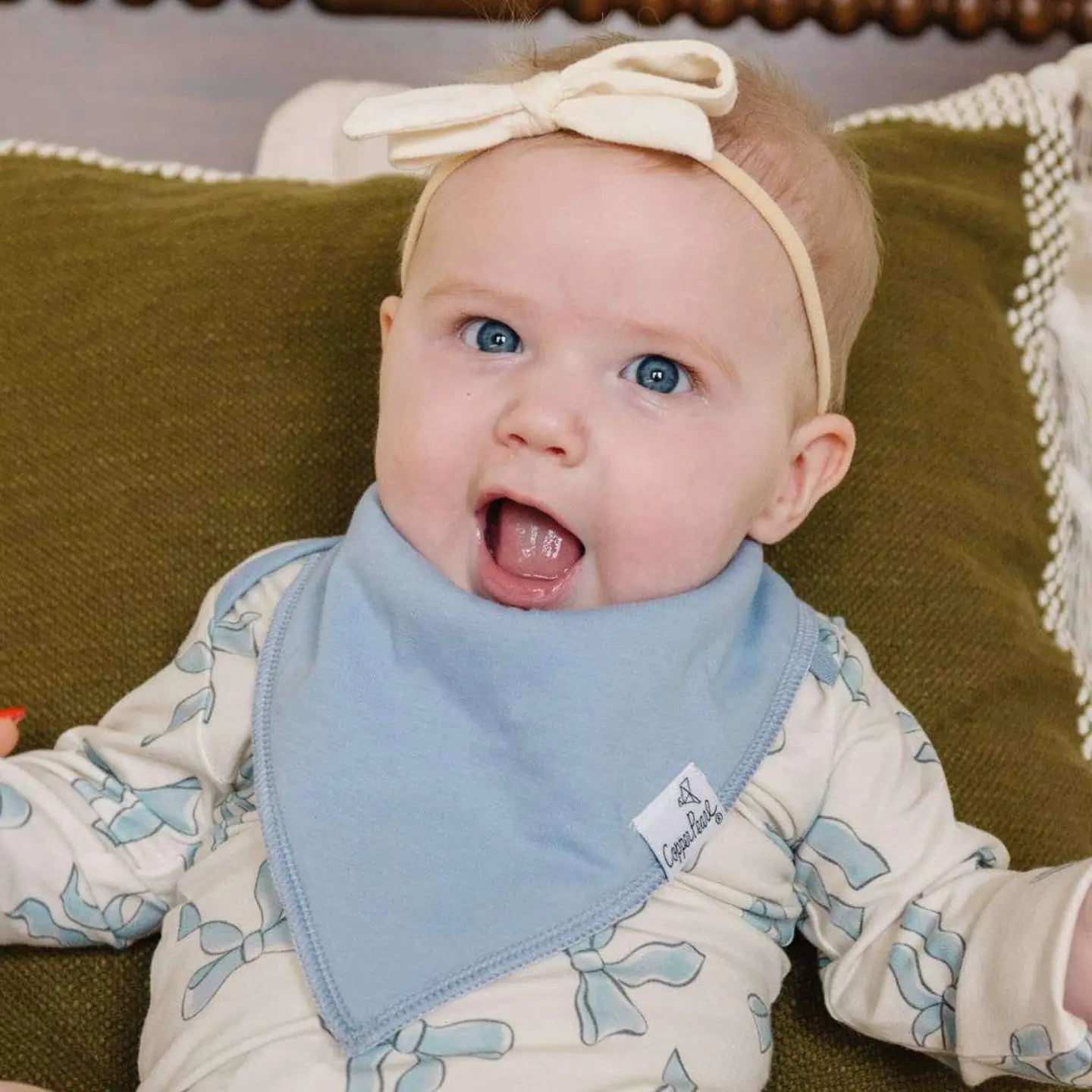 Baby Bandana Bibs - Gemma in Tan