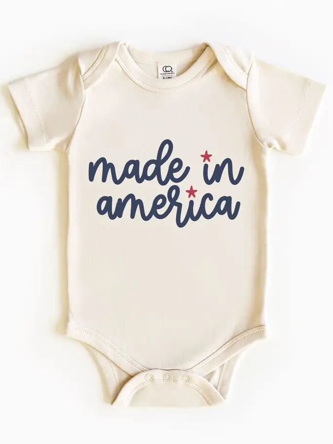 Made in America Baby Bodysuit