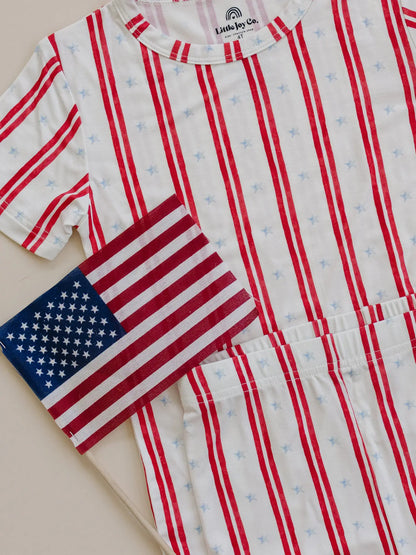 Stars & Stripes 2pc Bamboo Pajamas