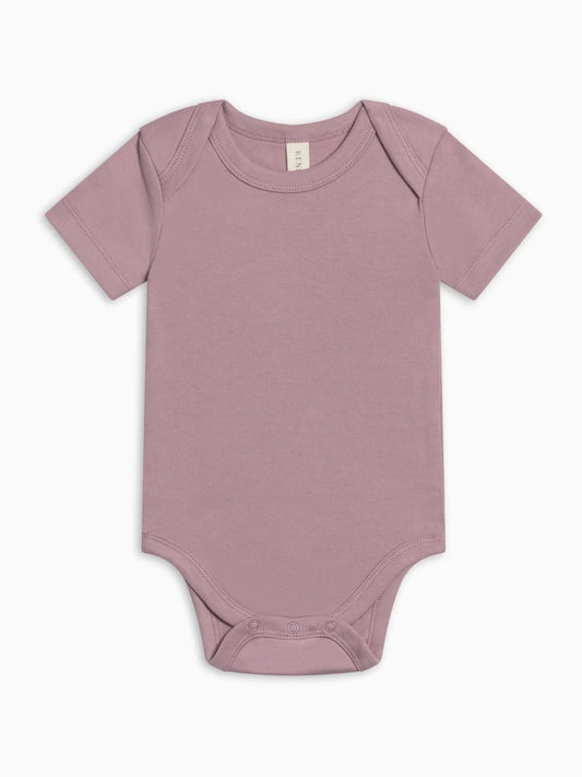 Short Sleeve Bodysuit - Fog