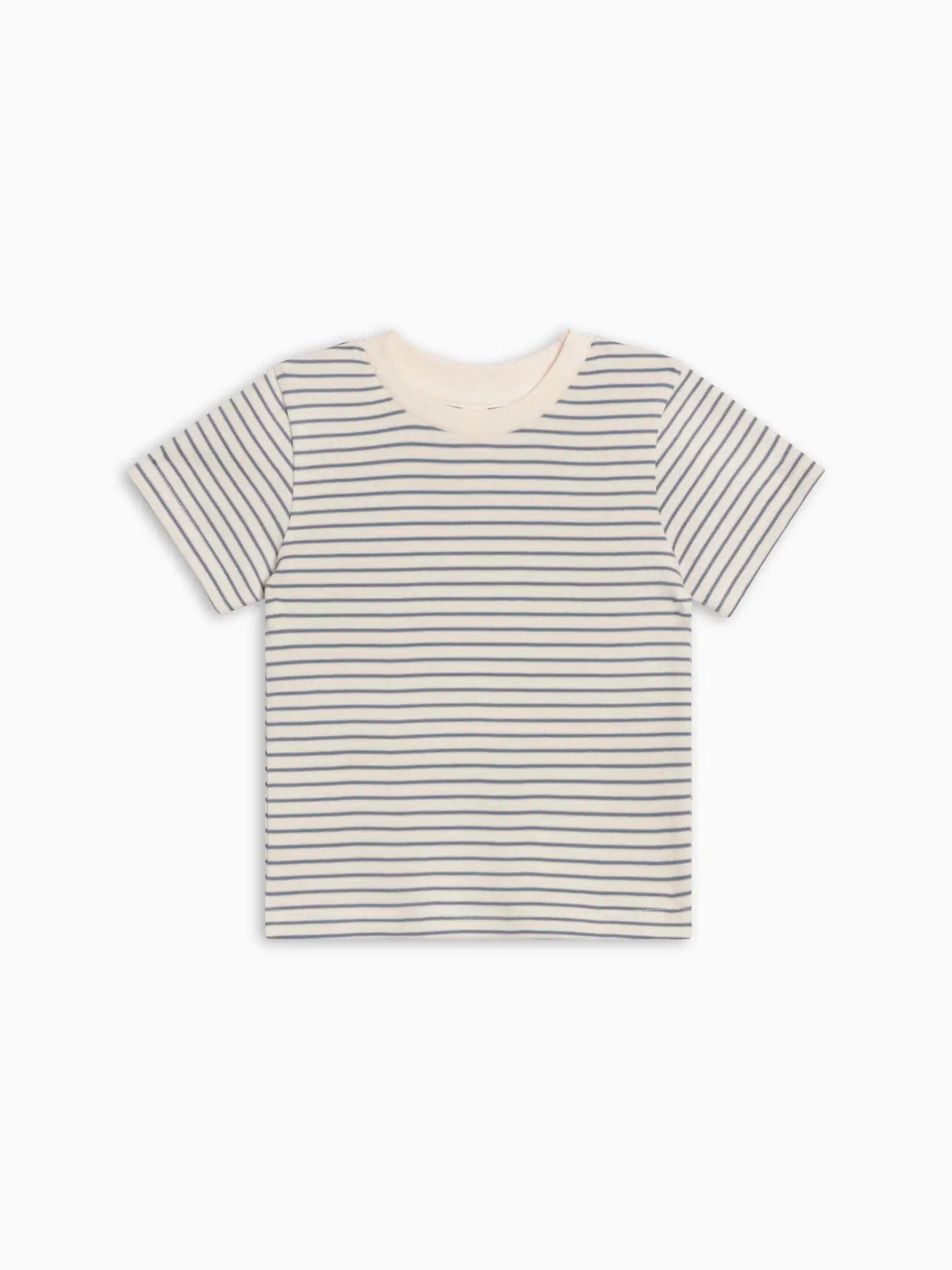 Short Sleeve Crew - Bay Stripe / Ivory + Sea