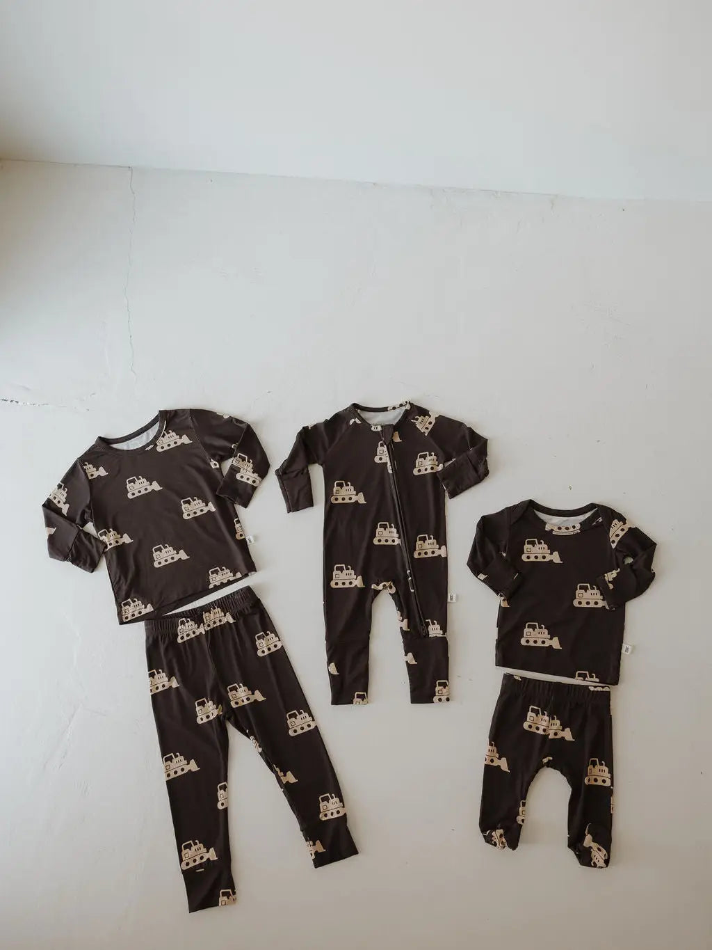 Bamboo Zip Pajamas | Bulldozer
