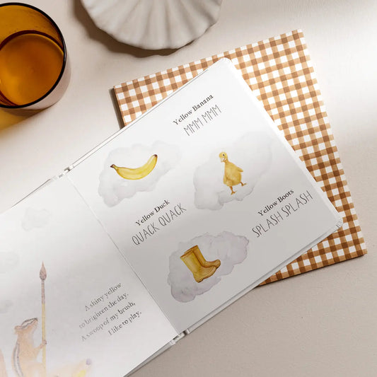Wishy Washy: A Board Book of First Words and Colors