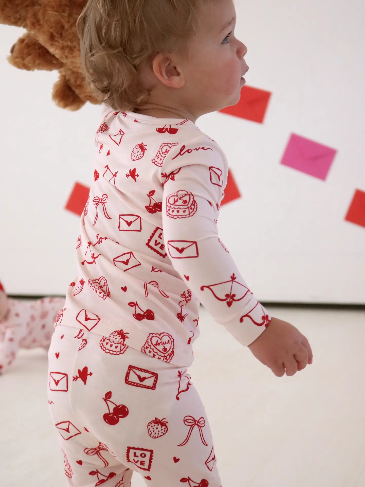 Love Letters Two Piece Pajama Set