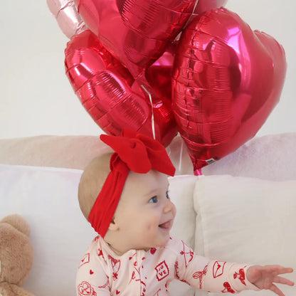 Love Letters Bamboo Zip Pajamas
