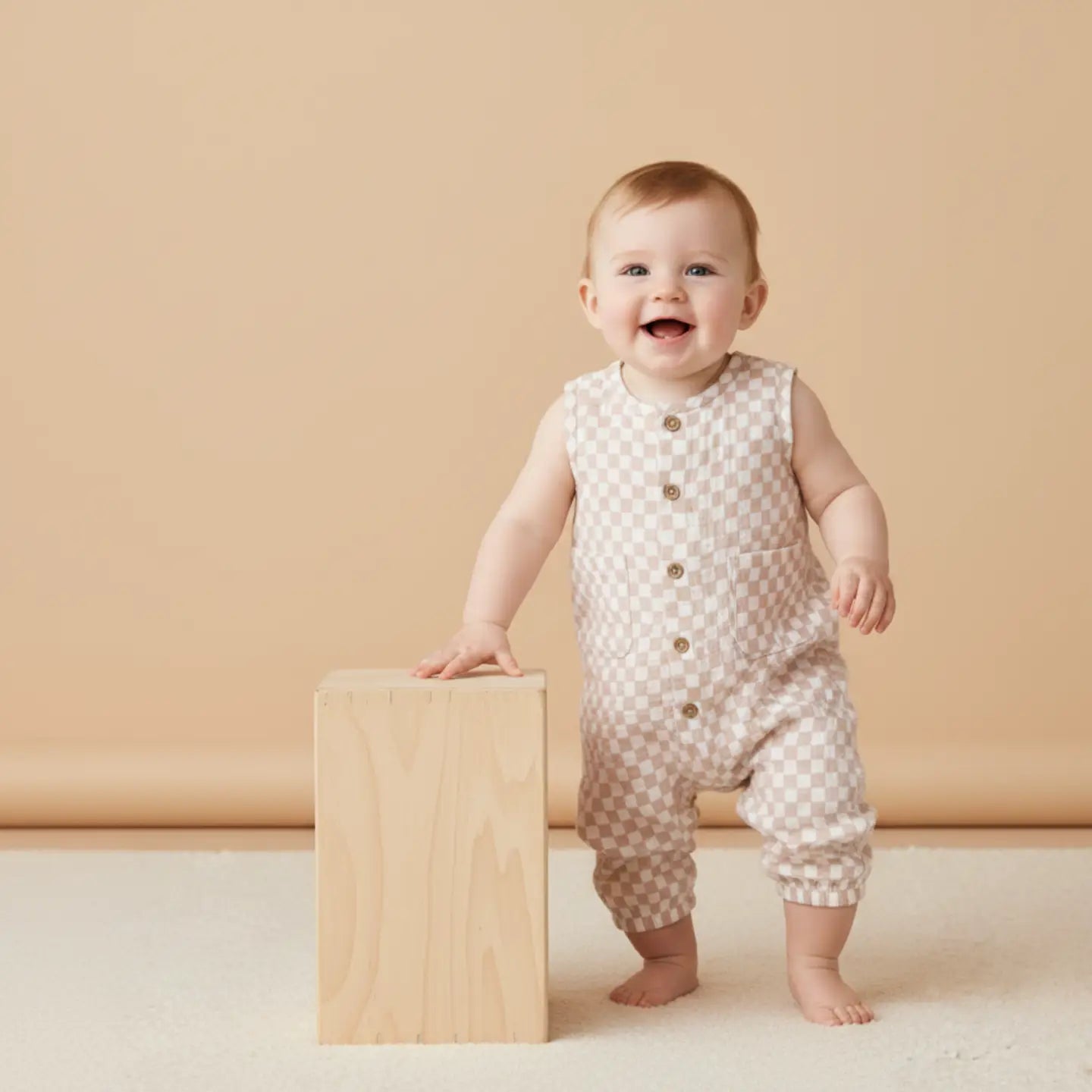Organic Buttoned Jumpsuit