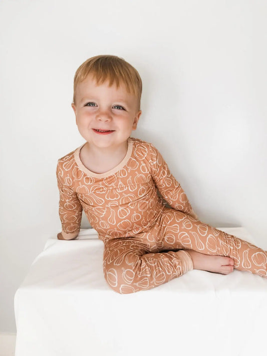 Autumn Harvest | Bamboo Two Piece Pajama Set