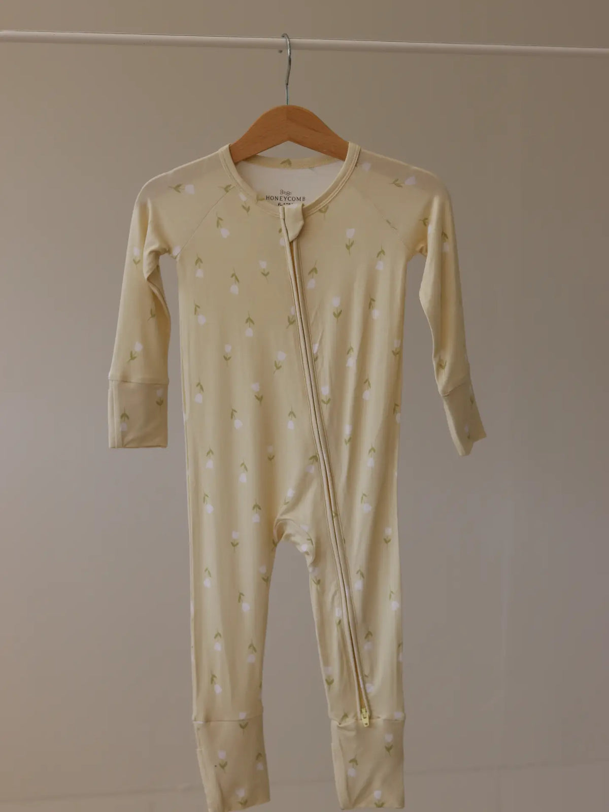 Buttercup Tulips Zip Pajamas Premature