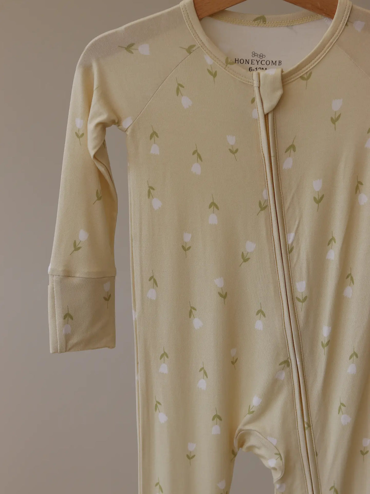 Buttercup Tulips Zip Pajamas Premature