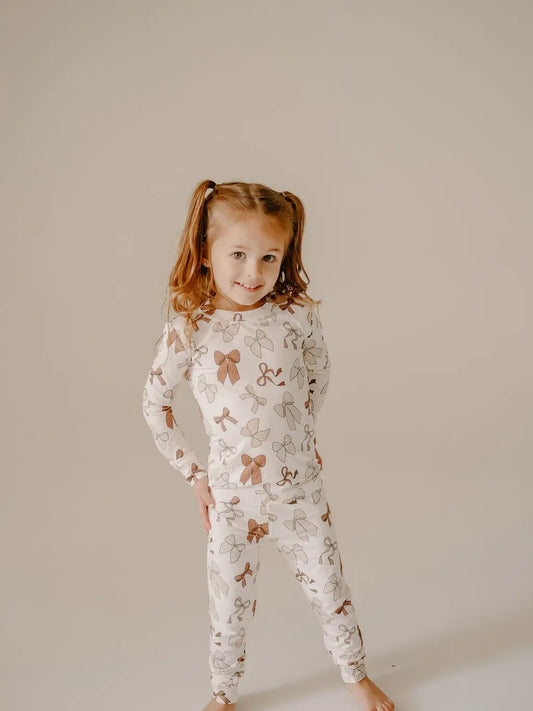 Fall Bows Toddler 2 Piece Set