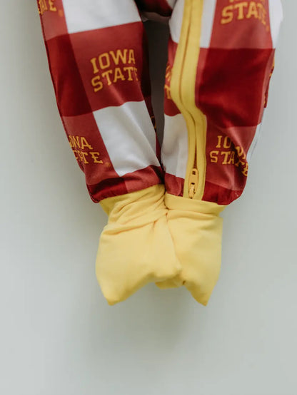 Zip Romper | Iowa State Grid