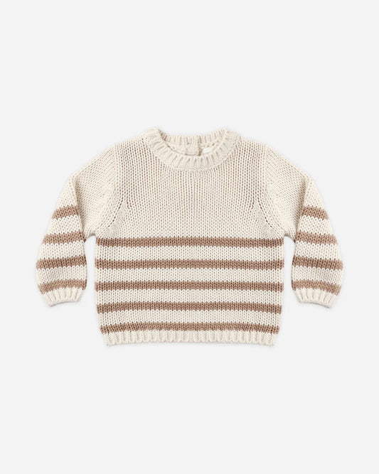 Rex Sweater Almond Stripe