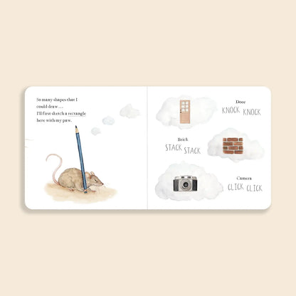 Scribble Scrabble: A Board Book of First Words
