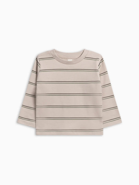 Turk Long Sleeve Crew - Oak Stripe