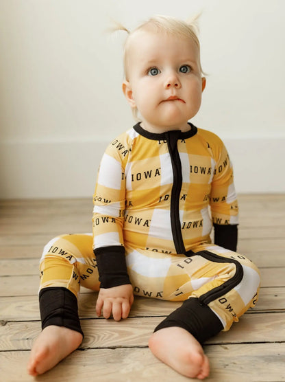 Zip Romper | Iowa Grid